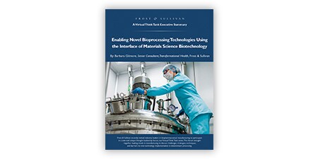 Cover of A Virtual Think Tank Executive Summary - Enabling Novel Bioprocessing Technologies Using the Interface of Materials Science Biotechnology
