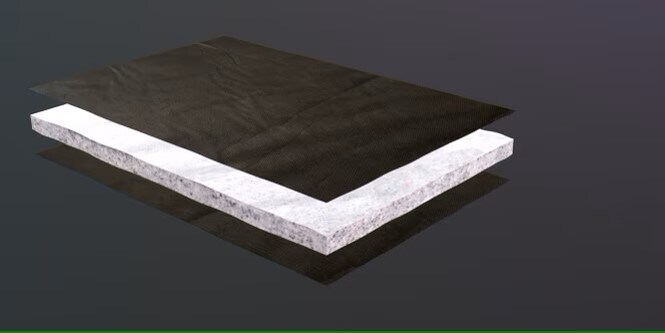 차량 소음 절연을 위한 3m flexile acoustic material FAB 
