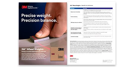 3M 휠 웨이트 유통업체 브로셔 미리보기 이미지
