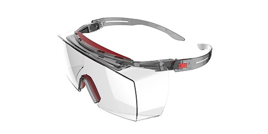 Red frame SF3700 OTG Series protective eyewear
