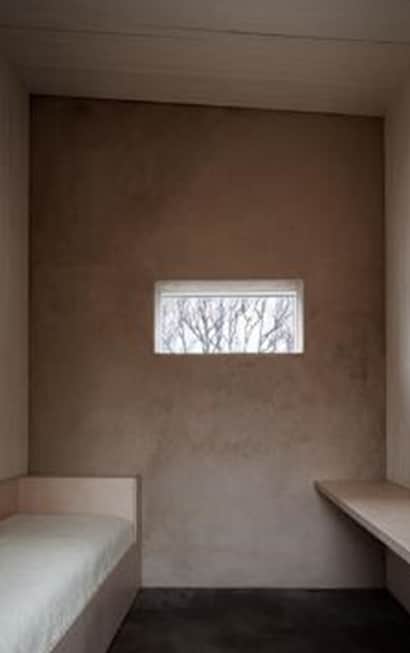 room with a window
