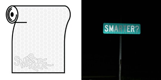 close-up of a street sign
