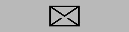 A black and white envelope

