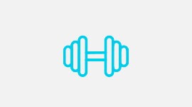 Graphic of weightlifting dumbbells