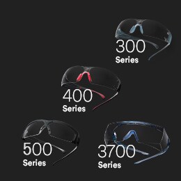 small images of the different eyewear series available for the trialwear program