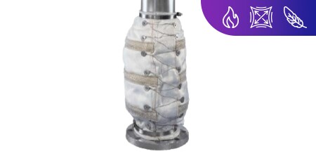 산업용 튜브 씰용 3M Nextel 세라믹 섬유
