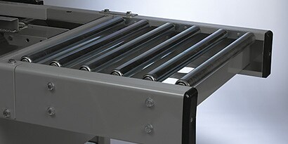 3M-Matic™ 케이스 실러에 부착된 컨베이어 벨트 연장 이미지
