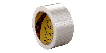 Scotch® 양방향 필라멘트 테이프 롤 이미지(OPP 테이프)
