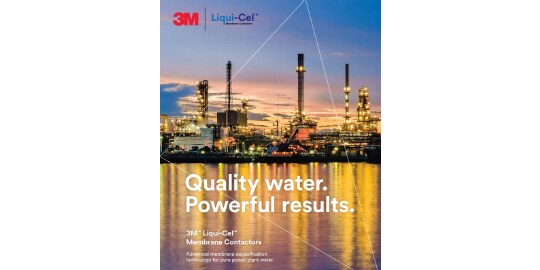 증기 발전 시설 용 3M™ Liqui-Cel™ 접촉막 모듈 
