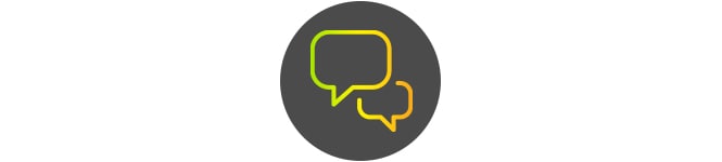 chat bubble icon
