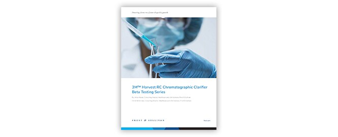 Cover of 3M™ Harvest RC Chromatographic Clarifier Beta Testing Series
