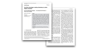 차량 디스플레이 에코시스템의 한계를 해결하는 새로운 필름 기술 PDF. 
