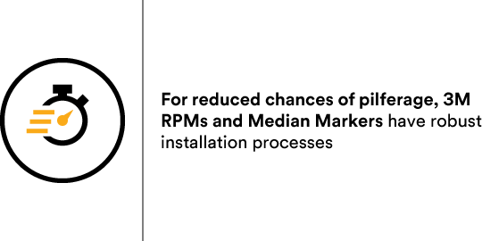 quick installation solar road studs
