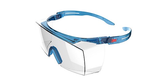 Blue frame with clear lens tint for SF3700 OTG Series protective eyewear
