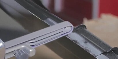 file belt prepping surface for weld bonding

