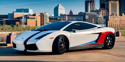 3M™ Wrap Film Series 1080-GP240 Gloss White Gold Sparkle, GP253 Gloss Cinder Spark Red & G247 Gloss Ice Blue
