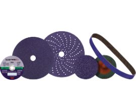 A group of abrasive discs