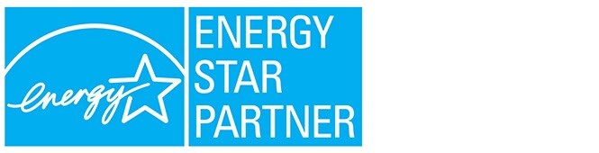 라이트 블루 Energy Star 파트너 로고
