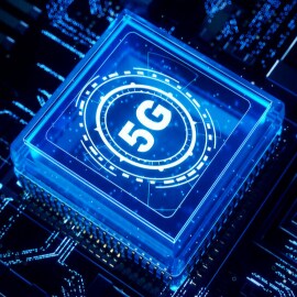 회로 기판의 클로즈업