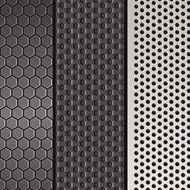 Three different textures shown for 3M's electronics bonding solutions application on hard-to-bond surfaces.