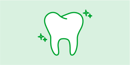 sparkling tooth icon
