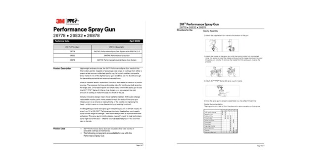 image of tech data sheet
