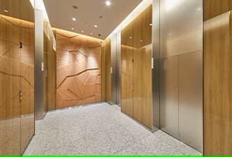di noc 유리 필름을 사용한 세련된 목재 패널
