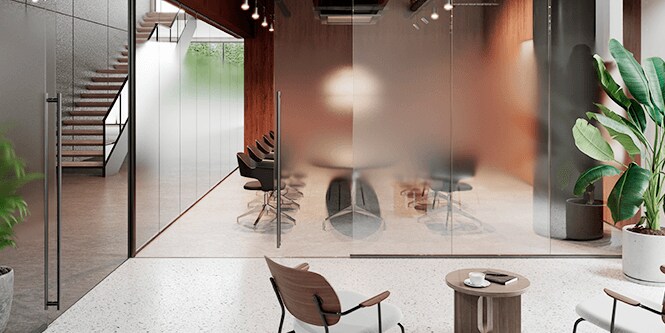 Image of a room with chairs and a table
