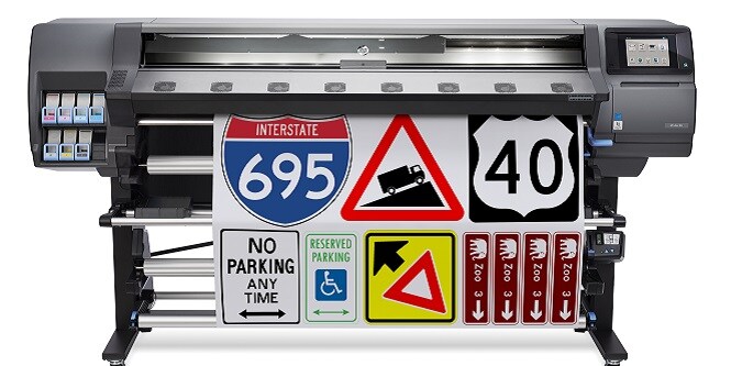 Digital sign printer
