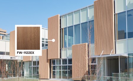 DINOC exterior film on a commercial building
