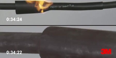 3M 자기수축 vs 열수축
