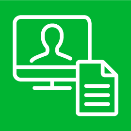 white line on a green background