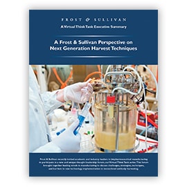 Cover of A Virtual Think Tank Executive Summary - A Frost & Sullivan Perspective on Next Generation Harvest Techniques
