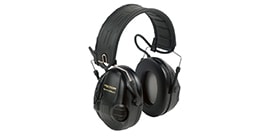 product image of sport headset in black color
