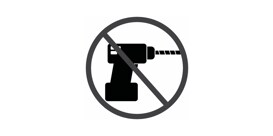 No drilling logo
