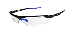3M™ Solus™ Safety Glasses 1000-Series S1101SGAF-KT, Kit, Foam, Strap, Black/Blue, Clear Scotchgard™ Protector Anti-Fog Coating/Anti-Scratch Lens